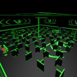 extreme lazer tag read Descadded badge