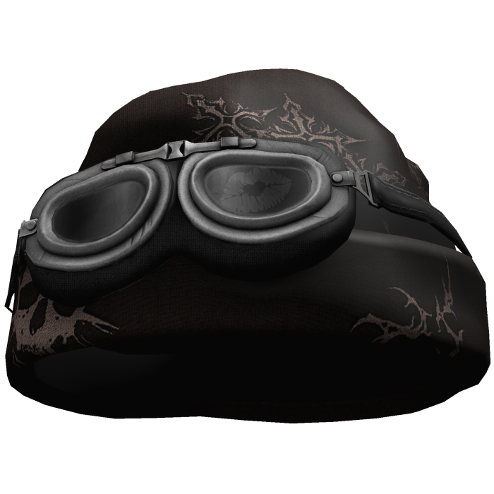 Gothic Grunge Beanie w/ Goggles (Brown)