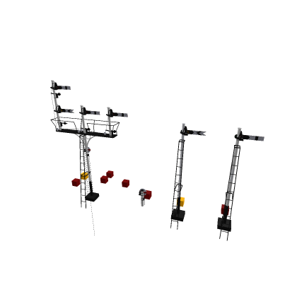 Build your own Gantry + Semaphore Signal set
