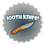 100th Knife Roblox badge thumbnail