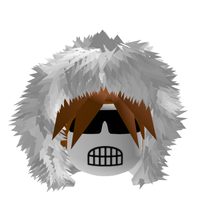 Dashie Brown Hair Fur White Hood