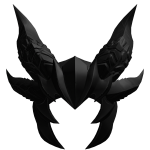 Pure Black Fire Wyrm's Helm Recolor (Addon)