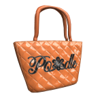 Gyaru/Gal Leather Tote bag | Orange & Black