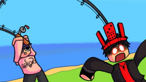 fling people with a fishing rod