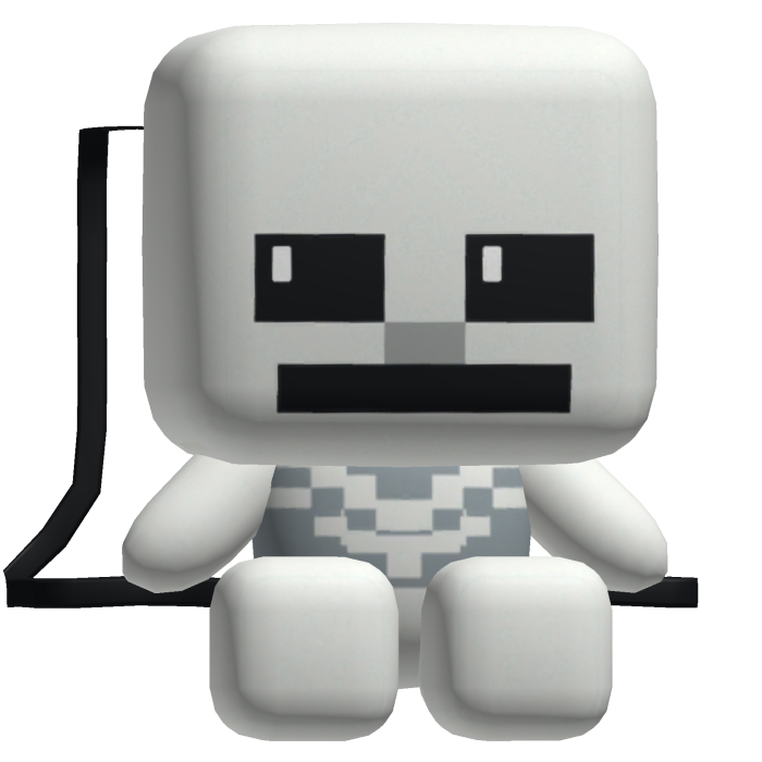 Skeleton Pixel Plushie [1.0]