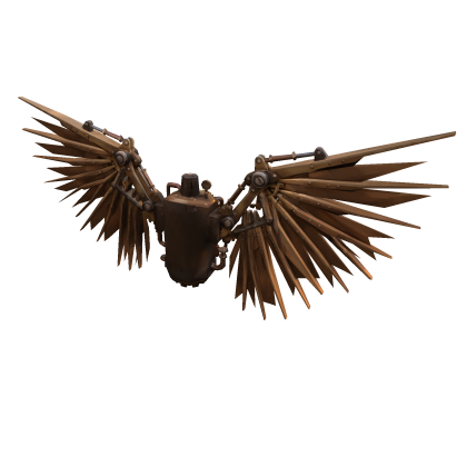 Steampunk Clockwork Wings [Brass]