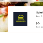 Salah burger today I teach u it it will eat burgr