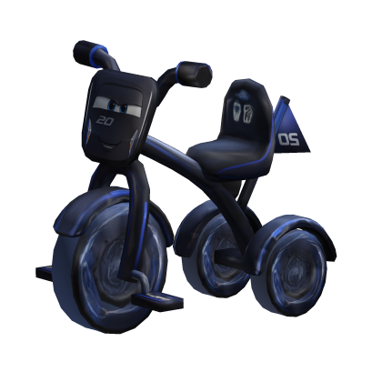 Black Lighting Racing Tricycle
