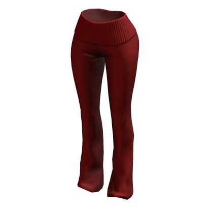 Tracksuit Pants Red Cozy Baddie Skinny Y2K 2000s thumbnail