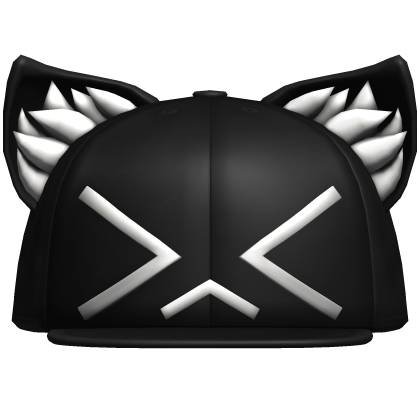 >_< white fur hat Roblox item