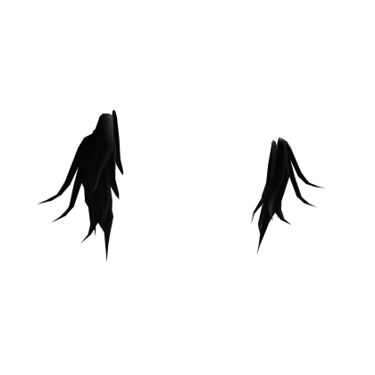 Black hair extensions roblox 2025