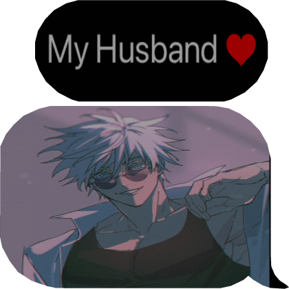 Satoru Gojo Husband Text/Image