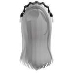 webangel celebration hair ribbon bonnet in white