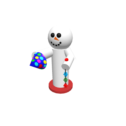 gemmy CUSTOM snowflake snowman 3 party