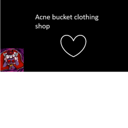 Acne bucket clothing shop