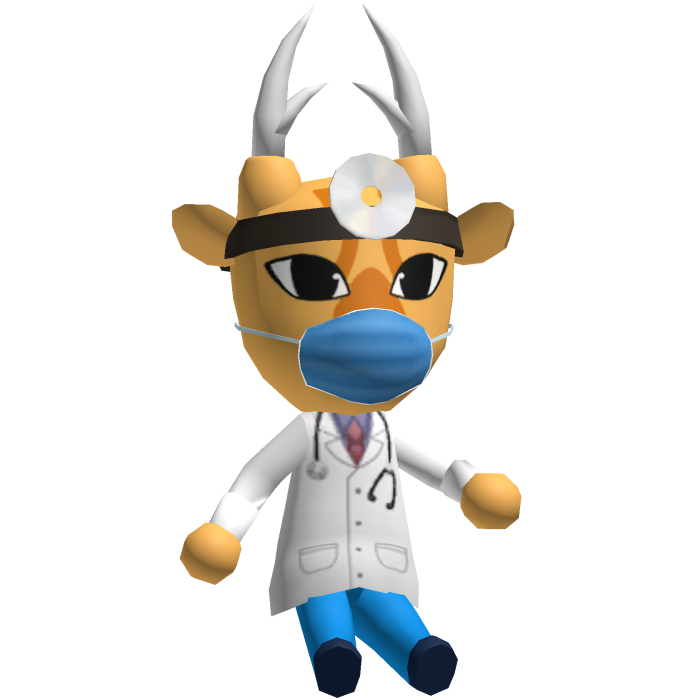 Dr. Harlow Plushie Animal Hospital Left Shoulder