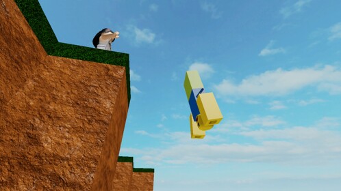fall off a cliff simulator