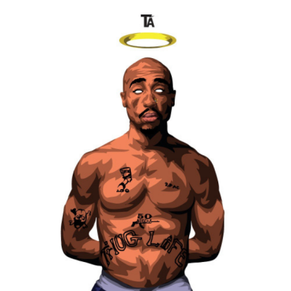 Tupac Trill Art Roblox decal