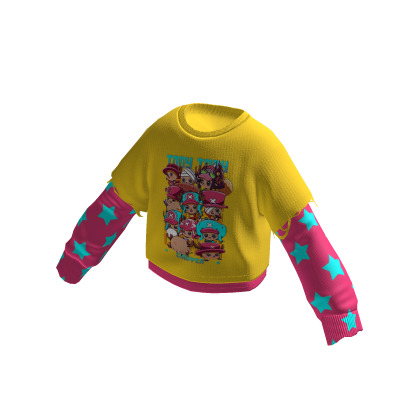 MJ - Double Longsleeve Yellow Chopper thumbnail
