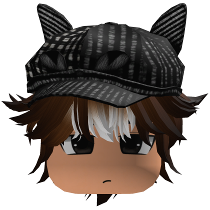 Messy Fluffy Emo Y2K Boy Hair VKAI brown white CAT