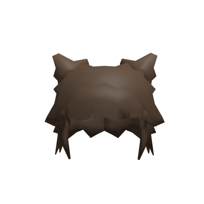 Brown Low Poly Hair Space Buns Roblox item