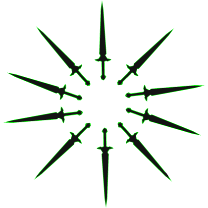 Cartoony Green Void Sword Aura