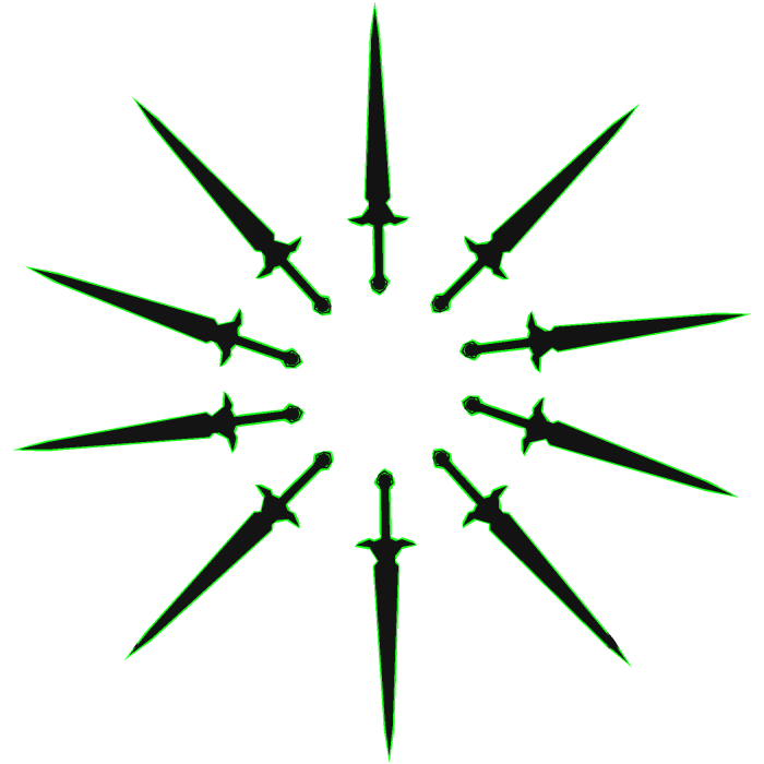 Cartoony Green Void Sword Aura