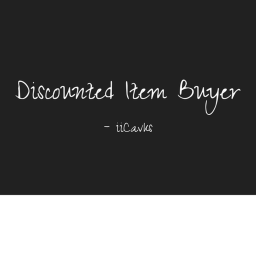 Discounted Item Buyer - iiCavks