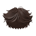 Classic Messy Fluffy Boy Hair Brown