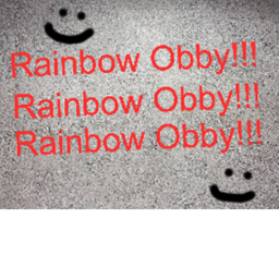 Rainbow obby!!!