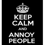 Ruin peoples day.