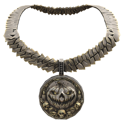 Iced Out Halloween Pumpkin Pendant Chain 3.0
