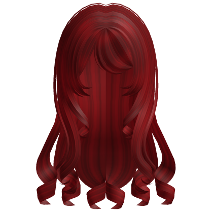 red long girl hair