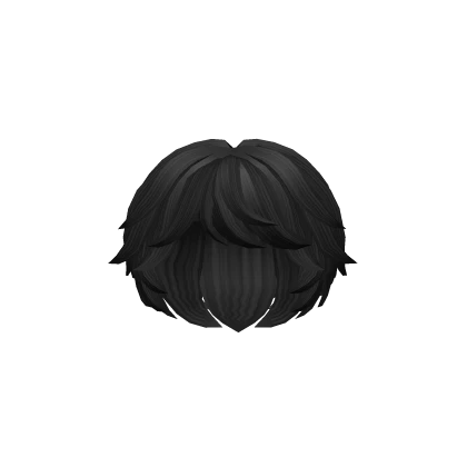 Roblox hair preview for Black Short Anime Hair