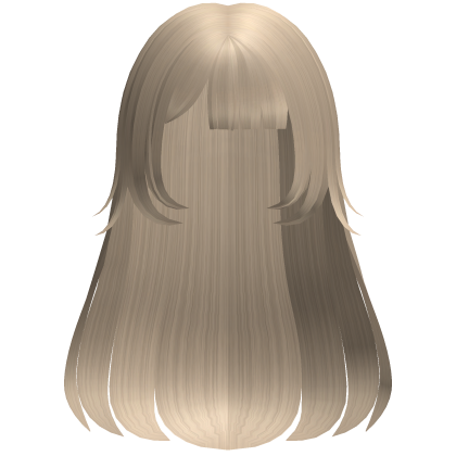 ♡﹒adorable long wispy layered hair in olive blonde Roblox item