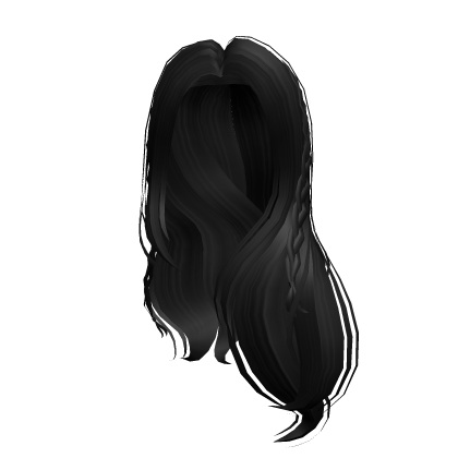 Black Long Enchanting Wavy Hair Roblox item