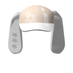 🍀Y2K Beige Star Bunny Cap