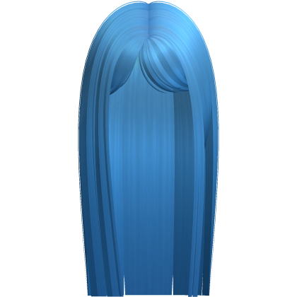 Sleek Popular Long Straight Hair (Blue) Roblox item