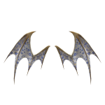 [ ⚜️ ] Regal Porcelain Demon Wings [ v2, pbr ]