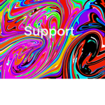The swirly ROBLOX t-shirt shop support