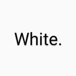 White place.