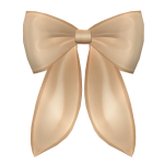 Satin Bow Gold