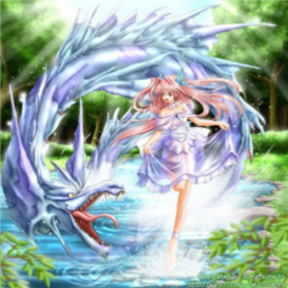 WaterDragon Girl Anime Roblox decal