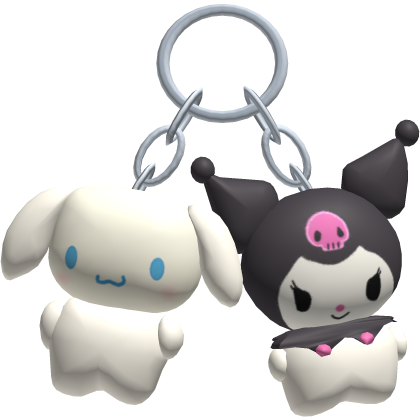 Kuromi Cinnamoroll Kitty Duo Keychain