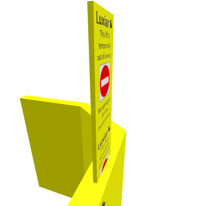 Luxiar Lifts | Out of Service Kit