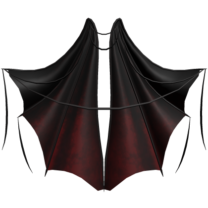 Demonic Halloween Bat Wings - Dark Red Roblox item