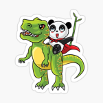 Panda dinosaur group
