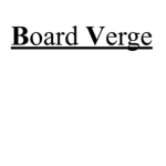 Board Verge