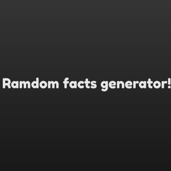 Ramdom facts generator!