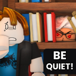 BE QUIET IN THE LIBRARY!